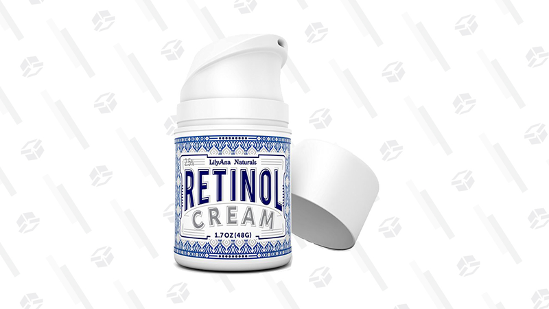 Crema retinol de LilyAna Naturals | $15 | AmazonGráfico: Chelsea Stone